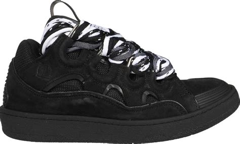 lanvin sneakers black and white.